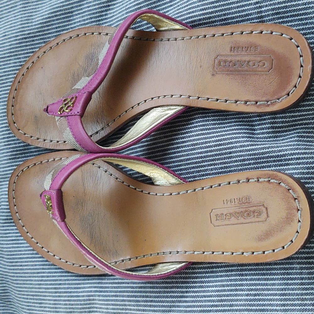 Coach Flip Flops - image 6